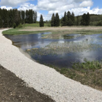 Das Aufstauen beginnt