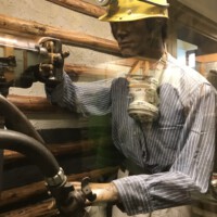 Besuch des Veteranen- und Soldatenvereins Sulzschneid im Bergwerk Peißenberg, Abbau von Kohle
(c) Andreas Filke